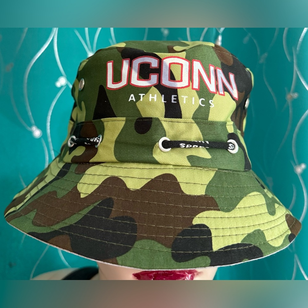 UCONN Camo Bucket Hat